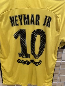 2017/18 PSG Away Jersey #10 Neymar Jr Medium Nike Football ...