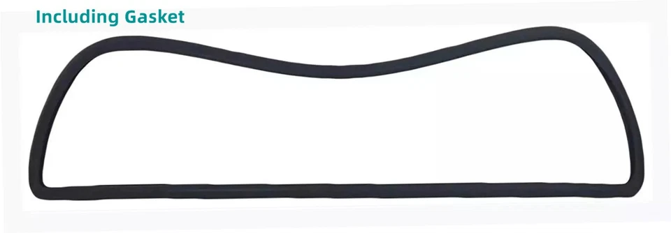 Back Glass Window W/Gasket For 80-96 Ford F-Series/97 F350-F800 Super Duty Foto 2 de 4