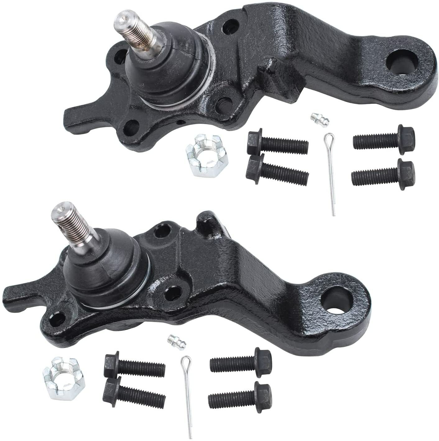 Front Upper Lower Ball Joint Outer Tie Rod End Links for 1995-2004 Toyota Tacoma