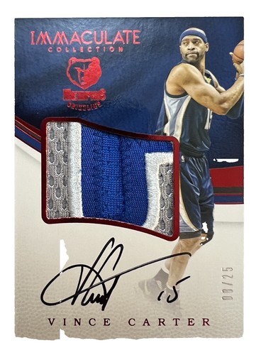 Vince Carter autograph card Fresh INK auto | eBay