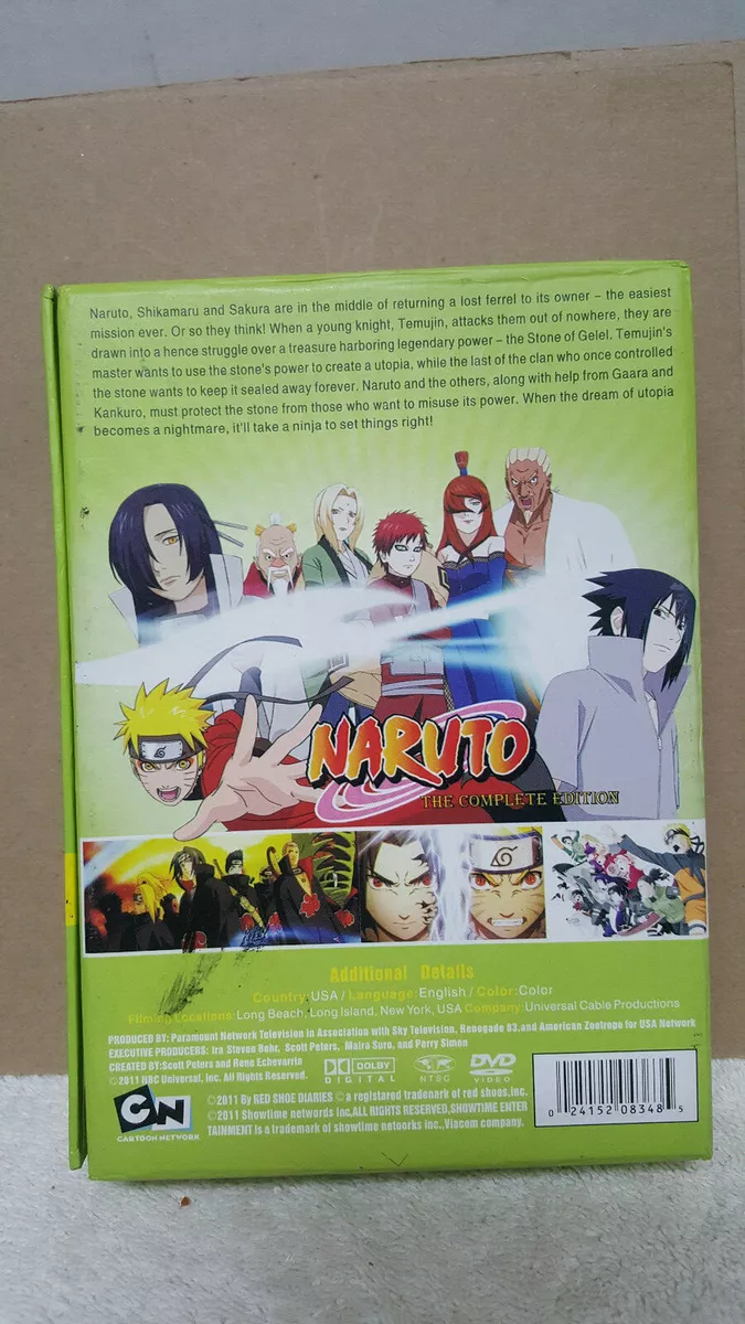 DVD BOX - Naruto Shippuden - Primeira Temporada - Box 2 (5 Discos) - Mini71  na Web