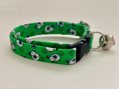 green kitten collar
