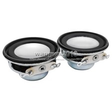 2pcs 1.2" inch 4Ohm 4 3W Full Range Audio Speaker Stereo Loudspeaker 32mm/1.26"
