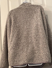 Pull Cardigan St. John's Bay Gris à Fausse Fourrure - Taille P/M Femme - Occasion Très Bon état