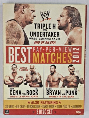 WWE Best Pay-Per-View Matches 2012 3Disc Set DVD