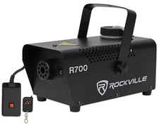 Rockville R700 Fog/Smoke Machine w/ Remote Quick Heatup, Thick Fog!
