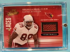 2001 Absolute Memorabilia David Boston Leather and Laces Insert #LL1 /825