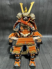 Japanese Samurai Armor Yoroi Doll By Takemar Kabuto Ningyo Japan Vintage NOS