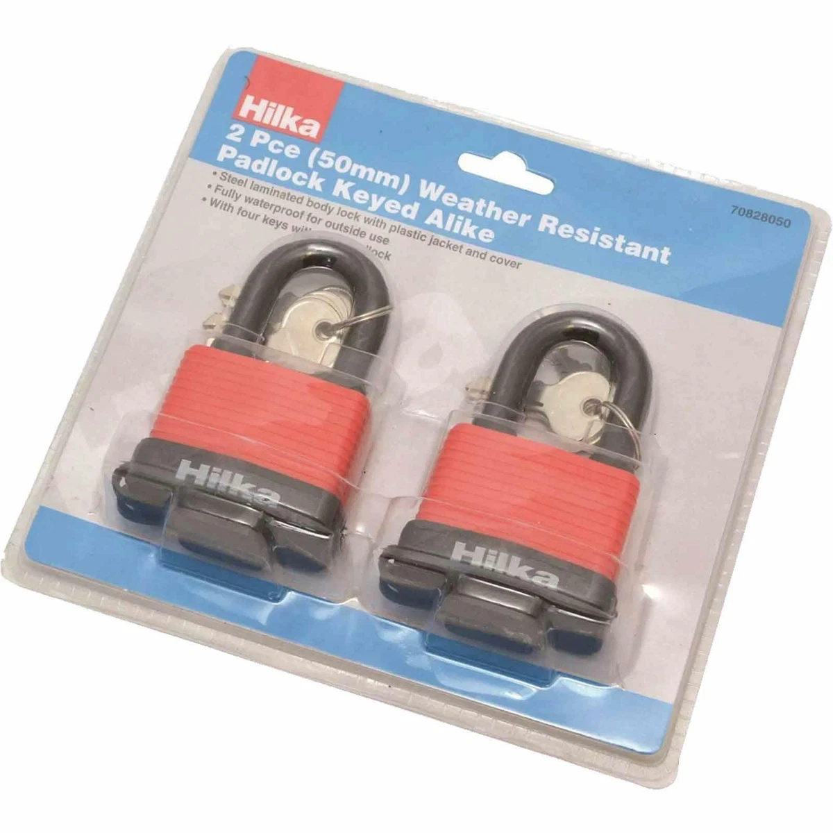 2x HEAVY DUTY PADLOCKS Weatherproof Outdoor Shed Security Anti