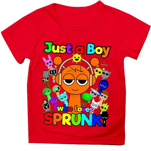Anime Sprunki- Incredibox T-shirts Tops Tees Funny Sprunki- Boys Girls T-Shirts - Picture 14 of 34