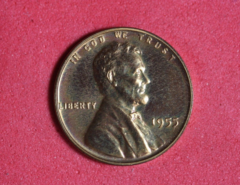 1955- Lincoln Cent #P15537