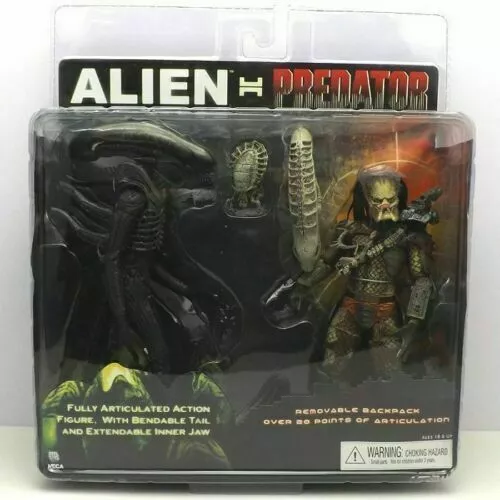 New NECA Alien VS Predator Exclusive 2 Pack PVC Action Figure Box