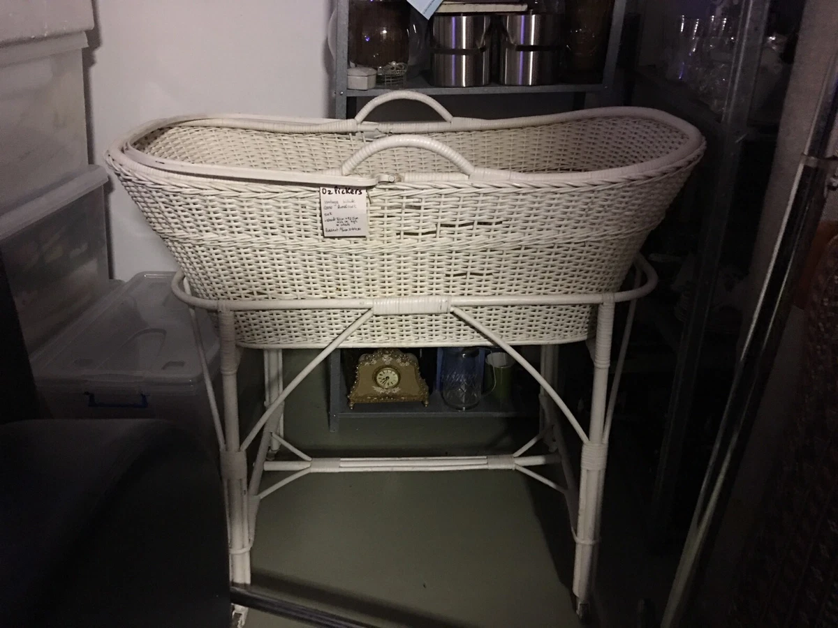 Vintage bamboo crib 2025
