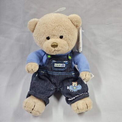 NEW Carter's Little Guy on the Go BEAR Stuffed Plush RATTLE Animal Bean 9'' Lovey