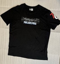 NEW ERA PHILADELPHIA 76ERS 2020-21 CITY EDITION T-SHIRT! SIZE LARGE!