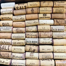Natural Used Wine Corks Lot of 100 Variety Recycle Upcycle Crafts Wedding