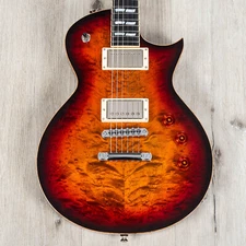 ESP USA Eclipse Guitar, Seymour Duncan Alnico II Pros, Tiger Eye Sunburst Quilt
