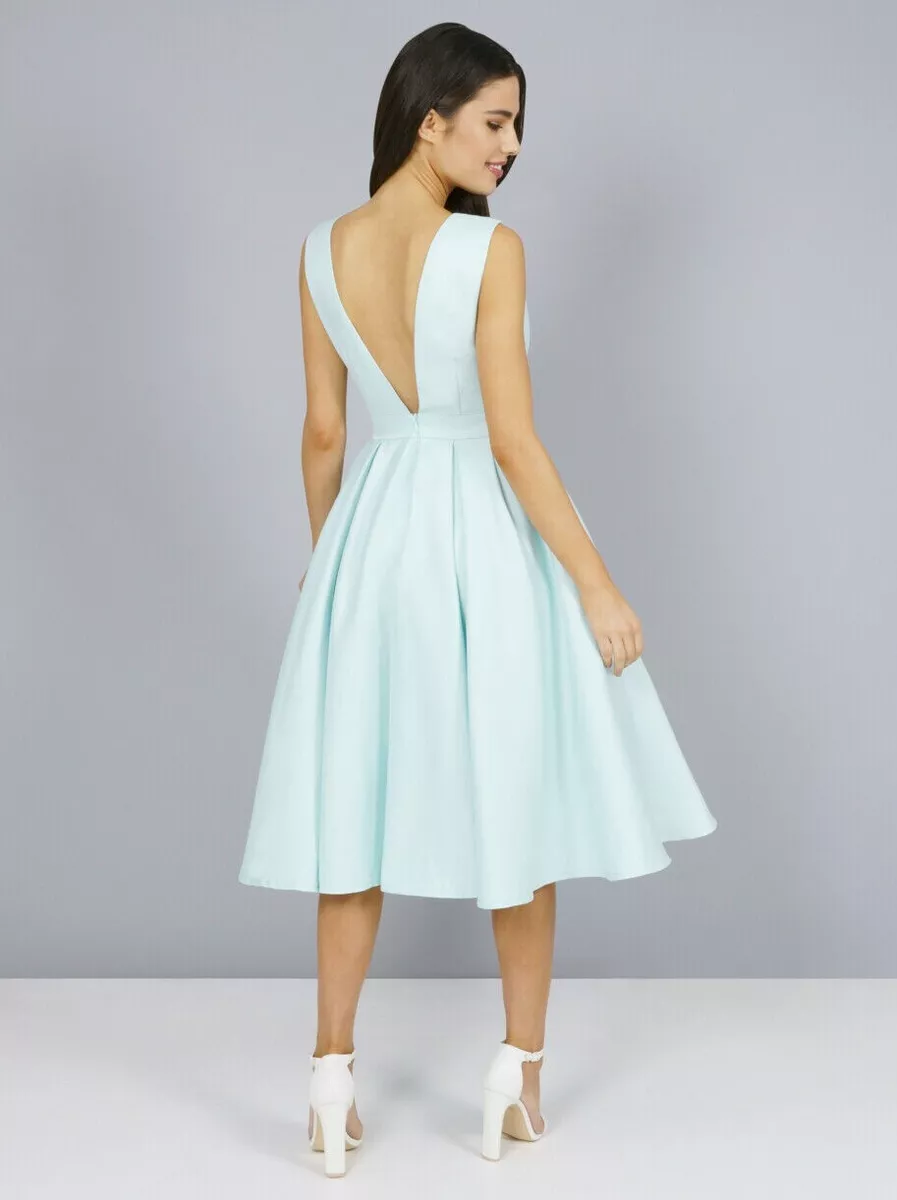 Mint midi dress sales