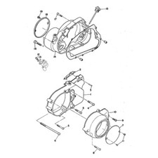 YAMAHA CS2 180 1968-1971 full engine stainless allen screw kit CS-2E