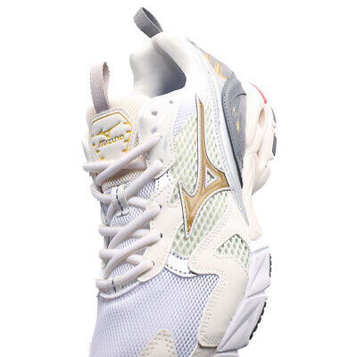 Mizuno Wave Rider 10 White Silver Cloud Sunstruck D1GA331201 Mizuno Wave Rider 10 White Silver Cloud Sunstruck D1GA331201