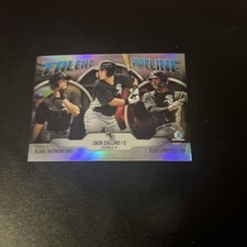 2019 Bowman Chrome White Sox Talent Pipeline Eloy Jimenez Collins Rutherford 