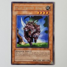 Mad Sword Beast - PSV-091 - LP - Rare - Unlimited - Yugioh - 1996