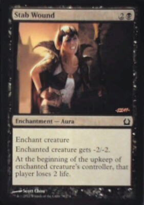 Stab Wound - Return to Ravnica: #78, Magic: The Gathering Nm R59