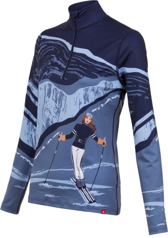 Krimson Klover Elevation Baselayer Zip Neck Top Women's Ski