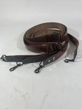 Vintage Soviet Era Russian Leather Rifle Sling Military Surplus Unissued  HTF