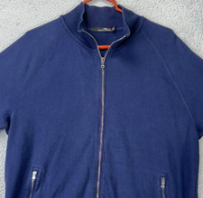 RLX Ralph Lauren Jacket Adult XL Blue Full Zip Golf Athletic Long Sleeve Mens