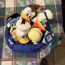 Disney Store Donald Duck Plush 65 Feisty Years Beanie NEW WITH TAGS
