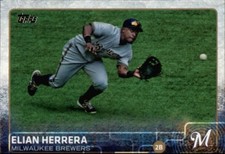 2015 Topps #453 Elian Herrera Milwaukee Brewers