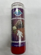 WITCHCRAFT BREAKER SCENTED PREPARED 7 DAY RED CANDLE IN GLASS (ROMPE BRUJERIA)