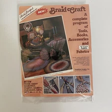 Shirley Botsford Braided Rug Braid Craft Kit Tools and Instructions Vintage 1991