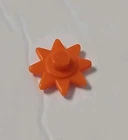 Vtg 1990 TMNT News Cycle orange star  accessory weapon Teenage Mutant Ninja Turt