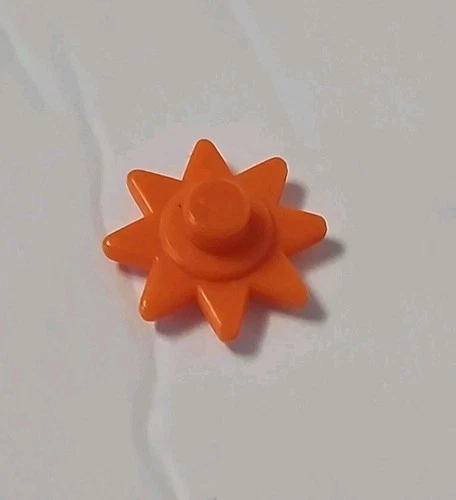 Vtg 1990 TMNT News Cycle orange star  accessory weapon Teenage Mutant Ninja Turt