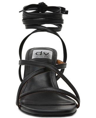 DV DOLCE VITA Women s Haze Strappy Lace Up Block-heel Dress Sandal Size 6.5