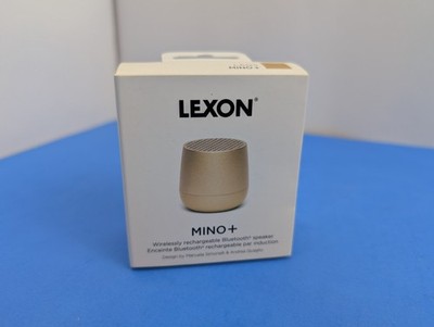 Lexon Mino+ Portable Bluetooth Speaker w/ Microphone Selfie Remote - Gold