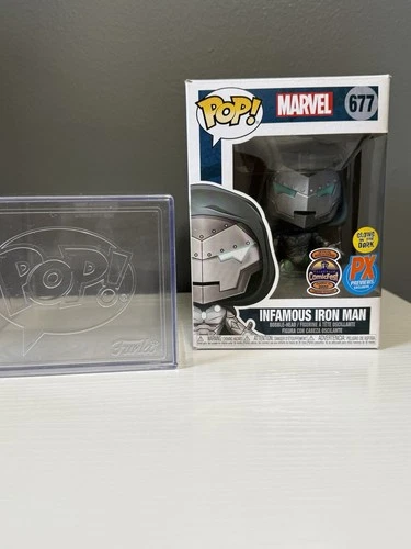 Funko Pop! Vinyl: Marvel Infamous Iron Man Glow in the Dark Figure #677