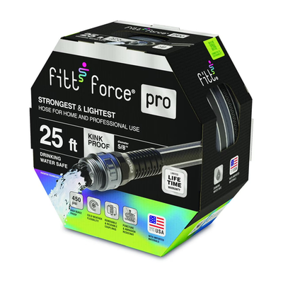 #ad FITT Force Pro 5 8quot; x 25#x27; Heavy Duty Commercial Grade Garden Hose $29.99