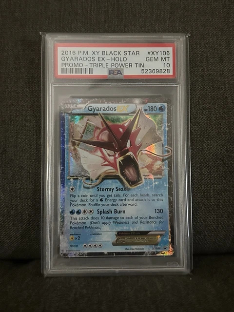 2016 Pokémon TCG XY Black Star Promo Gyarados EX XY106 Holo PSA 10