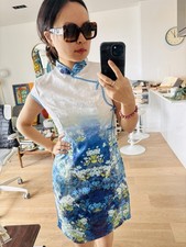 Vintage Chinese Collared Dresss size 8
