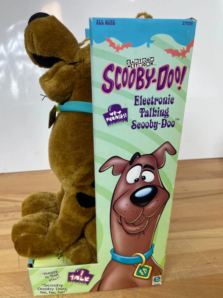 Scooby-Doo Electronic Talking Plush 2000 Equity Cartoon Network w/ Box - Image 4 of 4