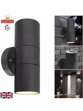 LED Up Down Double GU10 LED Wall Light Black Color. Modern Style