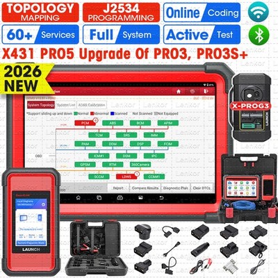 2026 LAUNCH X431 PRO 5 PAD V+ X-PROG3 Diagnostic Scanner Tool Programming Coding