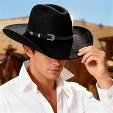 Cowboy Hat Band for Men Women, Adjustable Cowboy Hat Accesories for Western/F...