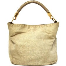 Borsa a tracolla Yves Saint Laurent Roady 233621 oro vintage autentica