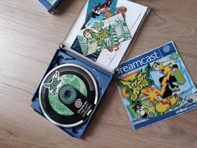 Dreamcast bundle games pal Sonic Adventure Jet Radio Power Stone + fan cover