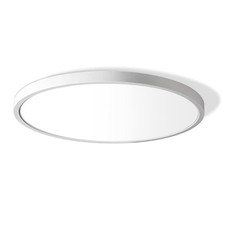 12 Inch Daylight White 5000K LED Flush Mount Ceiling Light Fixture 24W 3200LM