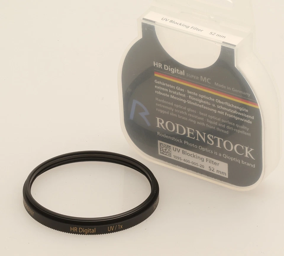 Rodenstock HR digital super MC UV protective filter filter thread E52 - Image 1 of 1